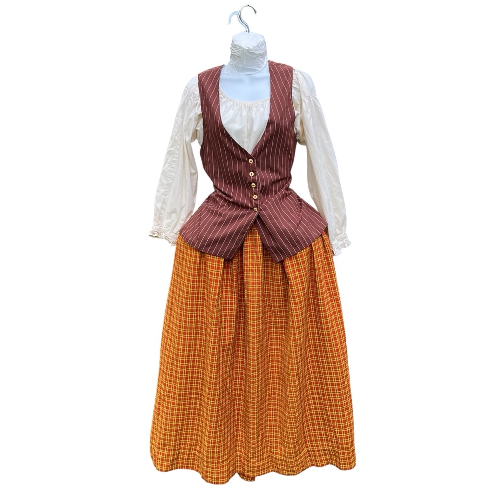 5 piece vintage 1970’s handmade colonial costume